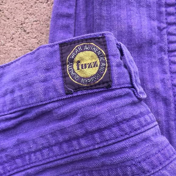 Vintage Purple Fuzz Jeans - Picture 4 of 6
